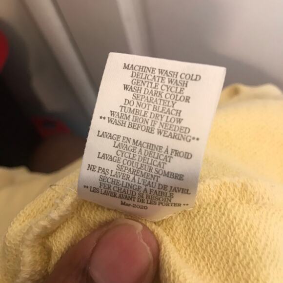 Z SUPPLY Hoodie Pullover Women’s S Yellow RN# 135090 - Picture 6 of 8